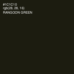 #1C1C10 - Rangoon Green Color Image