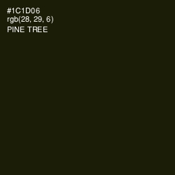 #1C1D06 - Pine Tree Color Image