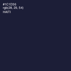 #1C1D36 - Haiti Color Image