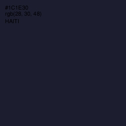 #1C1E30 - Haiti Color Image