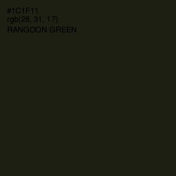 #1C1F11 - Rangoon Green Color Image