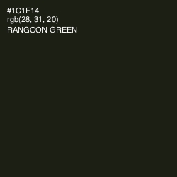 #1C1F14 - Rangoon Green Color Image