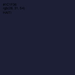 #1C1F36 - Haiti Color Image