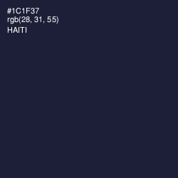 #1C1F37 - Haiti Color Image