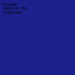 #1C208B - Torea Bay Color Image