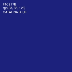 #1C217B - Catalina Blue Color Image