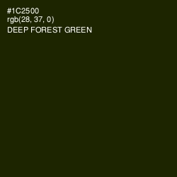 #1C2500 - Deep Forest Green Color Image