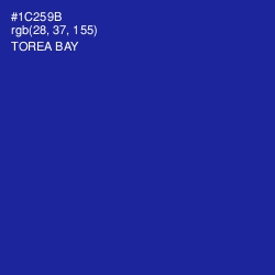 #1C259B - Torea Bay Color Image