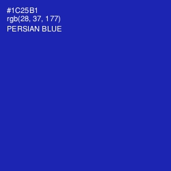 #1C25B1 - Persian Blue Color Image