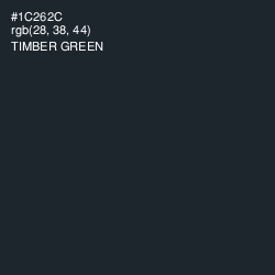 #1C262C - Timber Green Color Image