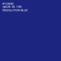 #1C2680 - Resolution Blue Color Image