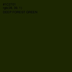 #1C2701 - Deep Forest Green Color Image