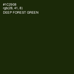 #1C2908 - Deep Forest Green Color Image