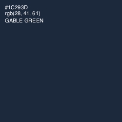 #1C293D - Gable Green Color Image