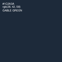 #1C2A3A - Gable Green Color Image