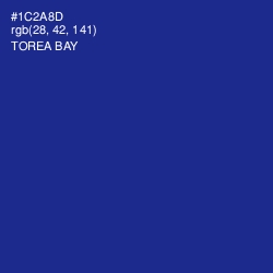 #1C2A8D - Torea Bay Color Image