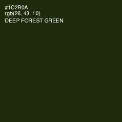 #1C2B0A - Deep Forest Green Color Image