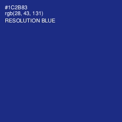 #1C2B83 - Resolution Blue Color Image