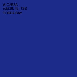 #1C2B8A - Torea Bay Color Image