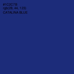 #1C2C7B - Catalina Blue Color Image