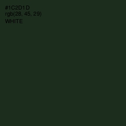 #1C2D1D - Seaweed Color Image