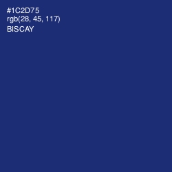#1C2D75 - Biscay Color Image