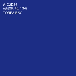 #1C2D86 - Torea Bay Color Image