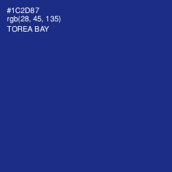 #1C2D87 - Torea Bay Color Image