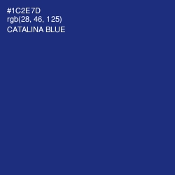 #1C2E7D - Catalina Blue Color Image