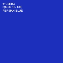 #1C2EBC - Persian Blue Color Image