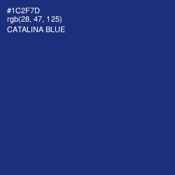 #1C2F7D - Catalina Blue Color Image
