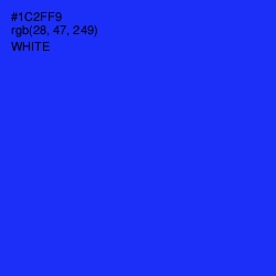 #1C2FF9 - Blue Color Image