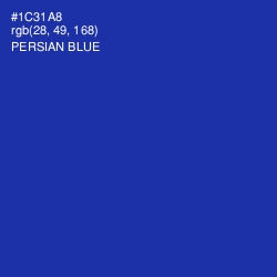 #1C31A8 - Persian Blue Color Image