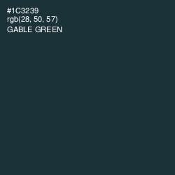 #1C3239 - Gable Green Color Image