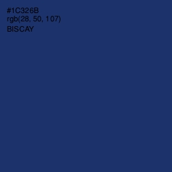 #1C326B - Biscay Color Image