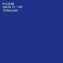 #1C3388 - Torea Bay Color Image