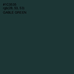 #1C3535 - Gable Green Color Image