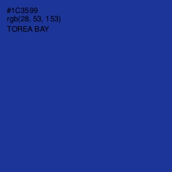 #1C3599 - Torea Bay Color Image