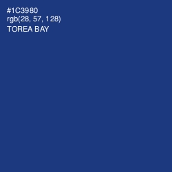 #1C3980 - Torea Bay Color Image