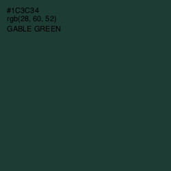 #1C3C34 - Gable Green Color Image