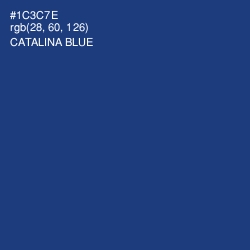 #1C3C7E - Catalina Blue Color Image
