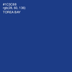 #1C3C88 - Torea Bay Color Image