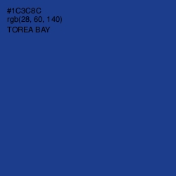 #1C3C8C - Torea Bay Color Image