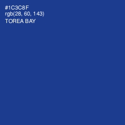 #1C3C8F - Torea Bay Color Image