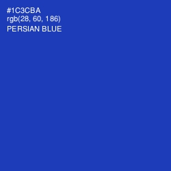 #1C3CBA - Persian Blue Color Image