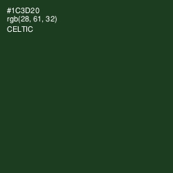 #1C3D20 - Celtic Color Image