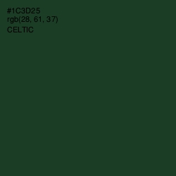 #1C3D25 - Celtic Color Image