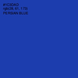 #1C3DAD - Persian Blue Color Image