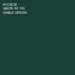 #1C3E38 - Gable Green Color Image