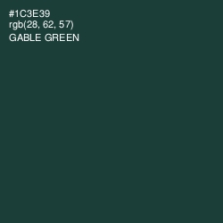 #1C3E39 - Gable Green Color Image